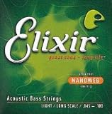 Elixir（エリクサー） アコースティックベース弦（.045-.100）NANOWEB Light 14502の画像