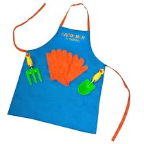 Sassafras Enterprises Gardener in Training Apron Set