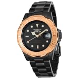 Invicta Mens Pro Diver Collection Black Ionic Plated Watch #4860 by Invicta