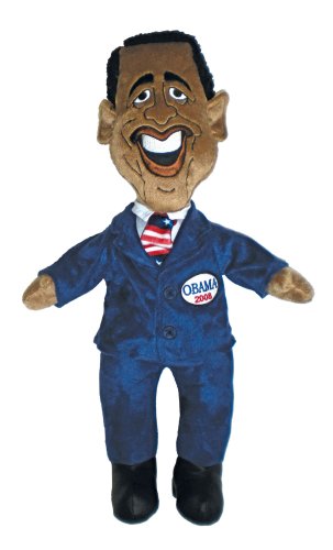 Childrens Toyshop  Toys : Sugarloaf Barack Obama 17" Plush in Brown/Blue