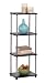 Convenience Concepts 151053 4-Tier Bookshelf, Black