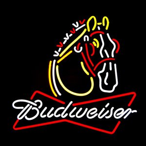 Bud Clydesdale Neon Sign