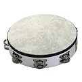 Remo Pretuned Tamborine - 8 Set Jingles White (TA521000)