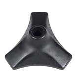 Drive Medical Deluxe Impact Reducing Able Tripod Cane Tip, Black, 3/4' Tubing