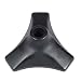 Drive Medical Deluxe Impact Reducing Able Tripod Cane Tip, Black, 3/4' Tubing