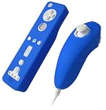 ソフトジャケット for Wii リモコン用＋ヌンチャク用セット ダークブルー SJWIIRN/DSL