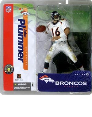 McFarlane NFL Series 9 Jake Plummer in Denver Broncos White Jersey with White Pants Chase Variant Figure