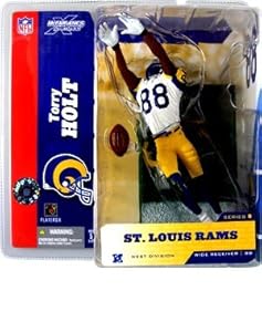 McFarlane Toys NFL Sports Picks Series 8 Action Figure Torry Holt (St. Louis Rams) White Jersey #88 Yellow Pants Retro Variant