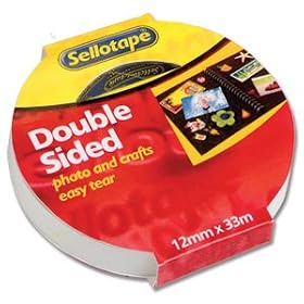 Sellotape Double Sided Tape 12mm x 33m Ref 1447057 [Pack of 12]