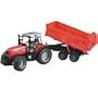 Massey Ferguson 7480 with tipping trailer