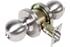 Legend 809080 Grade 2 Heavy Duty Residential, Ball Style Front Door Knob Entry Lockset, US26D Stainless Steel Finish