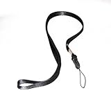 BLACK Detachable Neckstrap/Lanyard. For Cell 