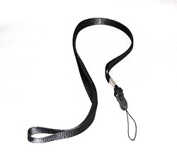 CTCStore Detachable Nectstrap/Lanyard for Cell Phone & MP3 (Black)