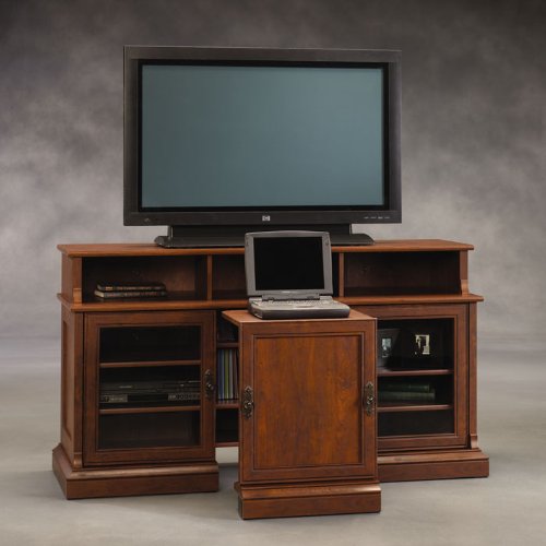 Sauder Arbor Gate Entertainment Credenza Coach Cherry