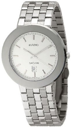 Rado R14341013 Diamaster Mens Watch - White Dial Gold Tone Quartz