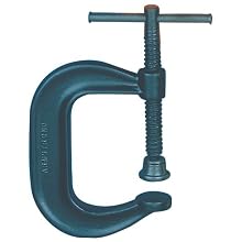 Armstrong 78-413 12-Inch Capacity Deep Throat Pattern C-Clamp, with Full-Length Screw