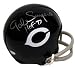 Gale Sayers Chicago Bears NFL Hand Signed Mini Football Helmet with HOF 77 Inscription