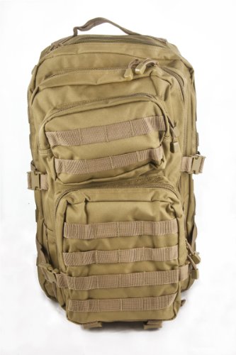 Camouflage Militaire Armée Sac à dos US assault pack 50L MOLLE Coyote