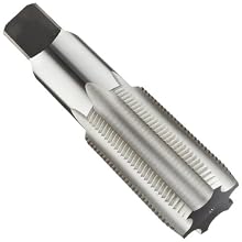 Union Butterfield 1505(UNC)/1505(UNS) High-Speed Steel Hand Tap, 8-Pitch, Uncoated (Bright) Finish, Round Shank with Square End