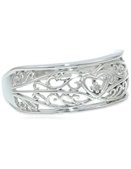 Precious Moments Sterling Silver Scrollwork Ring, Size 7