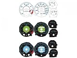 Produkt-Bild: FK-Automotive Plasmaoptik Tachoscheiben-Set fit for Opel Corsa B / Tigra 1 Bj. 1993-2000
