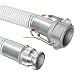 Goodyear EP Nutriflo Clear PVC Food Hose Assembly, Stainless Steel 316 Cam And Groove Couplings