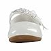 Maxu Little Girl Ballet Mary Jane Shoe,White,Toddler,5.5M