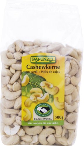 Rapunzel Cashewkerne ganz HIH, 1er Pack (1 x 500 g) - Bio