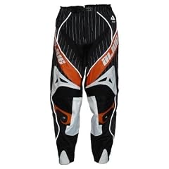 Crosshose Downhillhose Endurohose BMX Hose aliue orange + Nierengurt