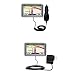 Essential Kit for the Garmin Nuvi 255W - includes Car and Wall Charger with Rapid Charge Technology - Gomadic Brand w/ TipExchange Technology
