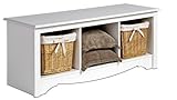 IMAGE OF Monterey DoubleQueen Footboard Bench-White Finish