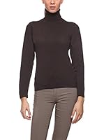 Conte of Cashmere Jersey Cuello Vuelto (Marrón)