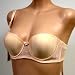  : Jasmin Peach Sheer Mesh Strapless Bra #2740 sz 36AA 38AA