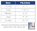 Ankle Supports 40-450 Compressive Ankle Support with Viscoelastic Inserts