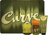 Curve by Liz Claiborne for Men 3 Piece Set Includes: 4.2 oz Cologne Spray + 3.4 oz Body Moisturizer + 2.6 oz Daily Deodorant Stick - B000N499W8