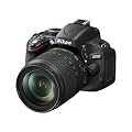 Nikon D5100 SLR-Digitalkamera (16 Megapixel, 7.5 cm (3 Zoll) schwenk- und drehbarer Monitor, Live-View, Full-HD-Videofunktion) Kit inkl. AF-S DX 18-105 mm VR (bildstb.)