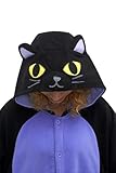 Spooky Black Cat Kigurumi (Adult Mid Night Cat)