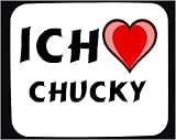 Mauspad mit Ich liebe Chucky Dekoration