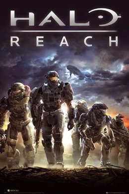Halo Reach Spartan XBOX 360 Video Game Shooter Poster 24 x 36 inches