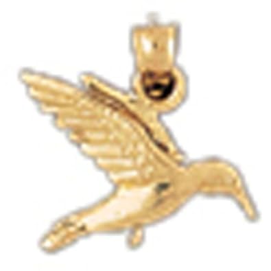 Cheap Girls Jewelry Dazzlers Solid 14k Gold Bird Charm Pendant Available in three colors from jewelsberry (weights: 1.5 grams only) For Sale