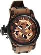 Russian DIver Special Ops Lefty Swiss Quartz Rubber Strap Brown
