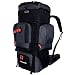 CUSCUS 120L Internal Frame Hiking Camp Backpack Travel Bag Gray Black
