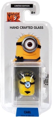 Despicable Me 2 Glassworld minion Hand Crafted Glass Figure Carl