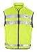 Time To Run Men’s High Vis Reflective Running Gilet Bib Vest Medium 39″-42″ Chest Yellow