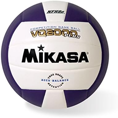 Mikasa VQ2000-PUR Competition Volleyball Purple NFHS USAV Approved
