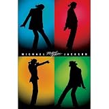 Michael Jackson (Silhouettes) Music Poster Print - 24x36