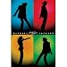 Michael Jackson (Silhouettes) Music Poster Print - 24x36