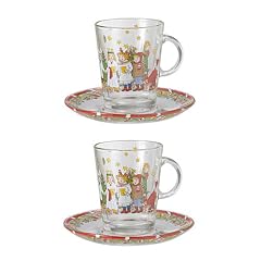 Hutschenreuther 02549-725448-48736 Teegl�ser 2-er Set "Adventszauber" im Geschenkkarton