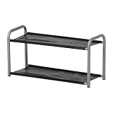 Steel 2-Tier Shoe Rack (Length 60CM X Depth 24CM X Heigth 30CM)