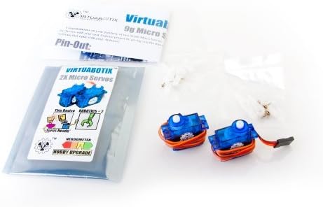 Virtuabotix Two SG90 9 Gram Micro-servos by Virtuabotix